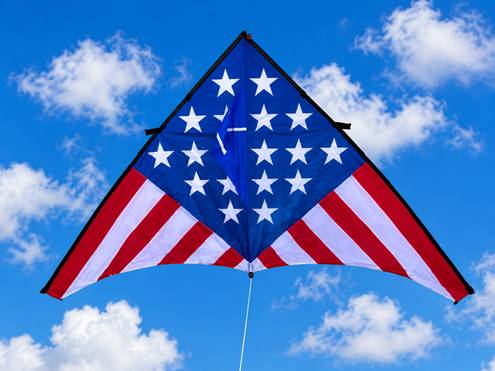 Delta Kite USA Patriotic