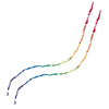 Fuzzy Kite Tail Rainbow 66-ft. Long x 6" wide + 2-Metal Swivel Hooks