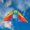 Delta Box Kite Rocky Mountain Delta-Conyne RipStop Nylon + Reel + Line + Swivel