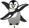 Penguin Wind Spinner Windmill 9" tall + Garden Pole + Yard + Garden For X Bird