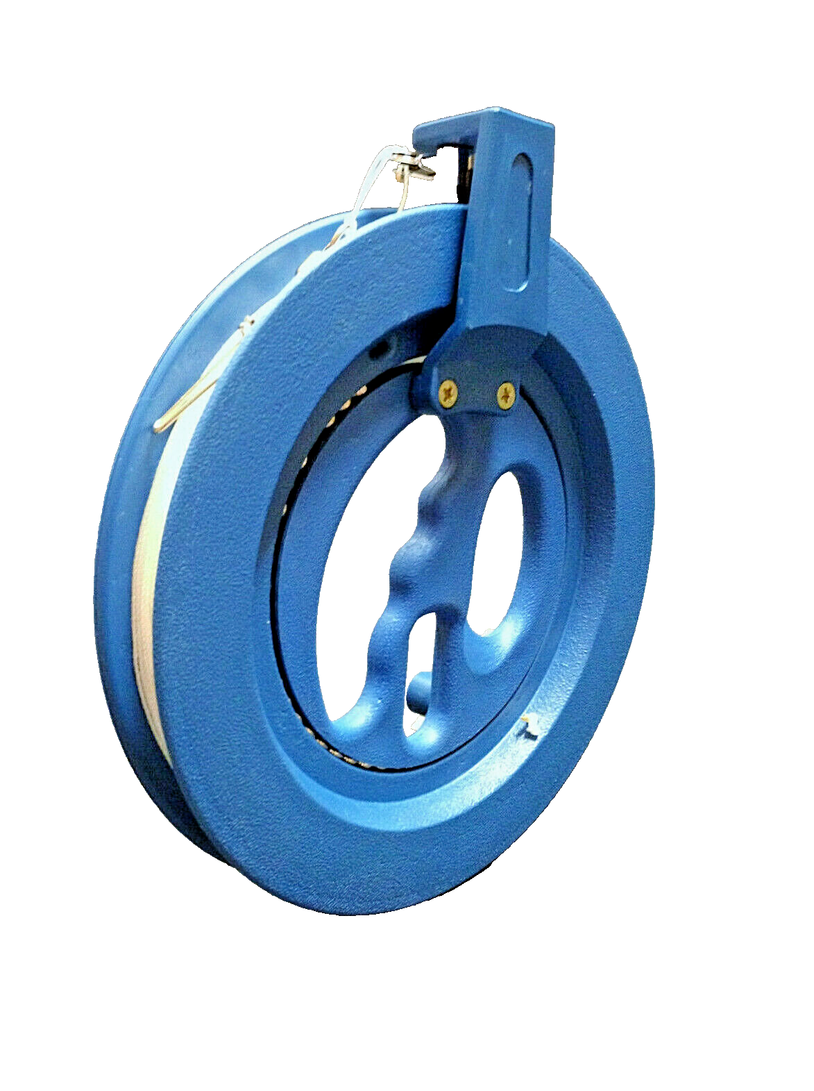 Kite Reel 7" + Lock + 500-ft UP-Graded Polyester Braided Line + Metal Swivel