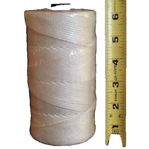 Kite Reel 8" + Lock + 1,000' Polyester Braided Line 100-lb Test + Swivel + Bag