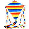 Diamond Kids Kite 37" x 31" RipStop Nylon Material + Line + Tails + Ready 2 Fly