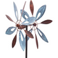 Metal Wind Spinner Copper Flower Duett