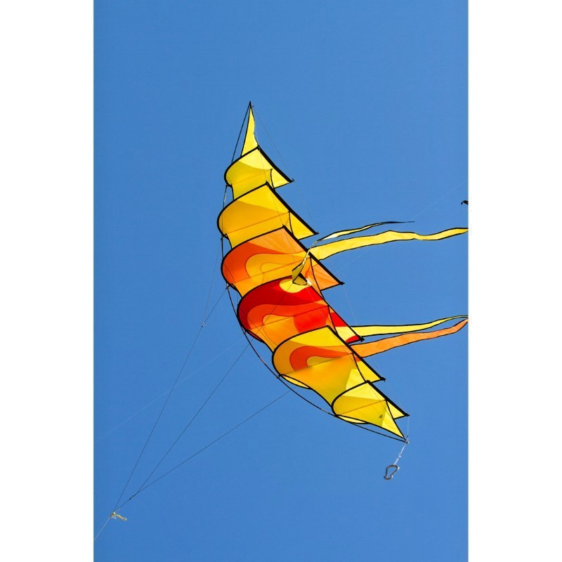 HQ Bow Kite Sunrise Hoffmann Large 118" x 22" + Heavy Duty Carry Bag
