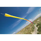 Kite Tube Tail Rainbow HQ 32.8-ft L x 5.9" W + Metal Swivel Hook + Carry Bag