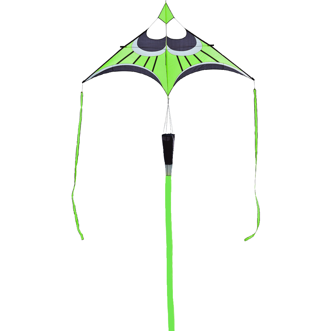 HQ Delta Kite Hoffmann Huge 116" x 65" + Reel + Line + Swivel + Tail + Carry Bag
