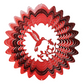 Wind Spinner Hummingbird Stainless Laser Cut Windmill + Powder Coated + Swivel