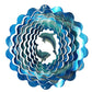 Wind Spinner Dolphin Stainless Steel Laser Cut + Powder Coated + Metal Swivel