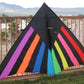 Delta Kite Single line Huge 108" x 59" + RipStop Nylon + Carbon Wrap Spars + Bag