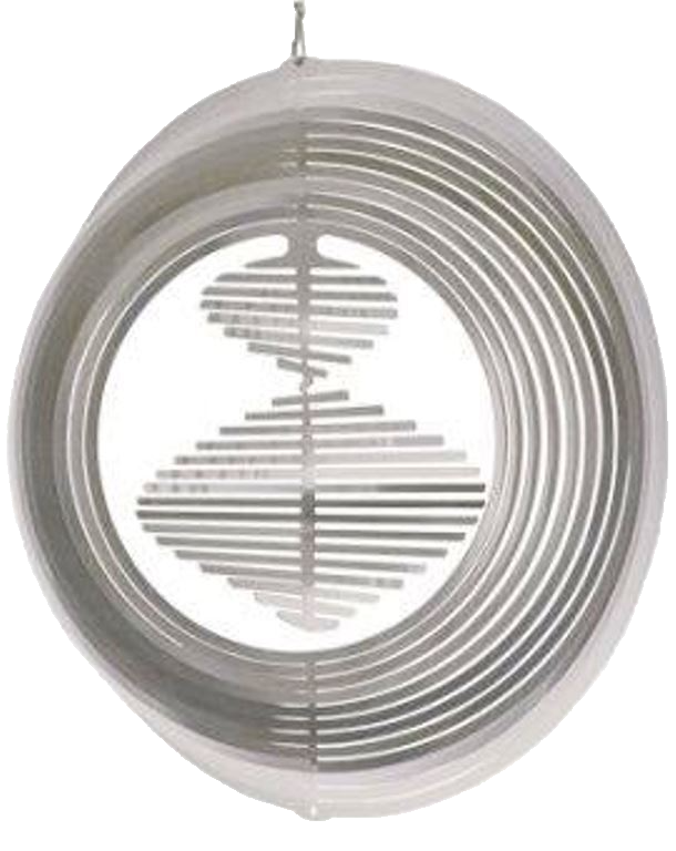 Wind Spinner Stainless Steel Laser Cut Windmill + Powder Coated + Swivel