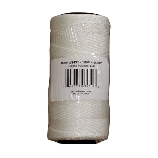 Kite Line Professional Quality Polyester Braided 100-lb test & 1,000-ft + Swivel