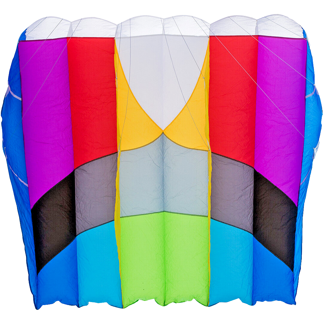 KAP Foil Kite 3.0 Single Line 71" x 63"' + 39-ft. Fringe Tail HQ Kites & Designs