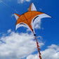 Fox Kids Kite HQ single line + Tail + Line + Handle + Quick Clip + Carry Bag
