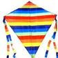 Diamond Kids Kite 37" x  31" RipStop Nylon Material + Line + Tails + Ready 2 Fly