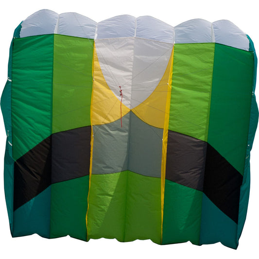 KAP Foil Kite 5.0 Single Line 94"x 79" + 69-ft Fringe Tail by HQ Kites & Designs