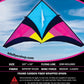 Delta Kite Elevation HUGE  107" x  53" + RipStop Nylon + Carbon Wrap Spars + Bag
