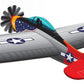 Airplane Kite Air Force Thunderbolt + RipStop + Line + Prop + Tails + Clip