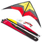 HQ Sport Stunt Kite Limbo ll Lava  + Line Set + Control Straps + HD Carry Bag