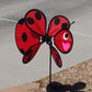 Ladybug Wind Spinner Windmill Yard + Patio + Vegetable Garden for X-Bird
