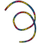 HQ Kite Tube Tail Rainbow Spiral 20-feet x 4-inches + Metal Carabina + Bag