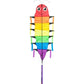 Kids KIte Flapping Willie Worm RipStop Nylon + Tails +  Line + Quick Clip + Bag