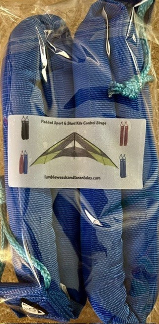 Stunt Sport Kite Control Straps Padded 1-Pair Heavy Duty 9" long 1" thick