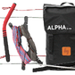 HQ Alpha 1.5 Quad Kite 4-Line Foil Power Traction Kite  Back Pack  Shoulder Bag