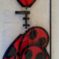 Ladybug Wind Spinner Windmill Yard + Patio + Vegetable Garden for X-Bird