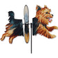 Yorkie Dog Wind Spinner Larger Size 28"L x 18"W x 18"D + Pole + Ground Stake
