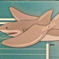 Wind Spinner Shark Windmill + 20" Long + Two Piece Metal Garden Pole Included