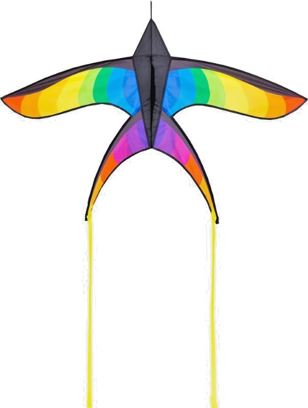 HQ Swallow Kids Kite 47 x 31" + Tails + Reel + Line + Quick Clip + Carry Bag