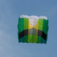 KAP Foil Kite 5.0 Single Line 94"x 79" + 69-ft Fringe Tail by HQ Kites & Designs