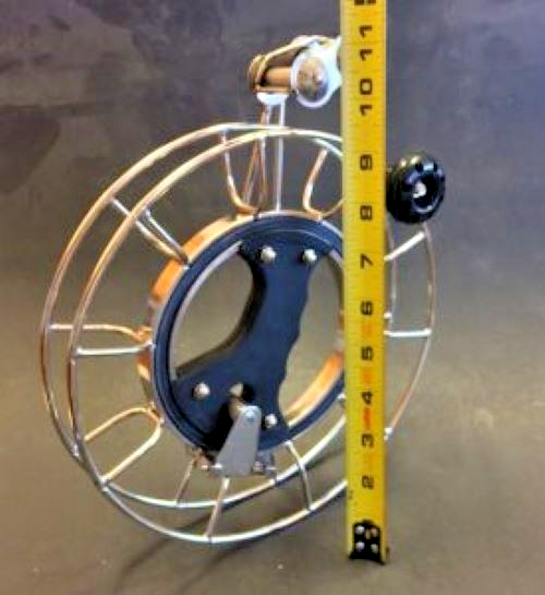 Kite Reel Stainless Steel UP-Graded Grip + Silent Bearings + Lock + HD Carry Bag