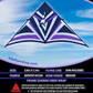 Delta Kite Angel Huge 108" x  55" + RipStop Material + Carbon Wrap Spars + Line