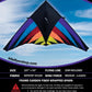 Delta Kite Riveting HUGE 107" x  53" + RipStop Nylon + Carbon Wrap Spars + Bag