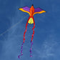 Kids Delta Kite Tropical Parrot Stackable 48" x 33" + Line + Tails + Carry Bag