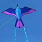 Kids Delta Kite Tropical Parrot Stackable 48" x 33" + Line + Tails + Carry Bag