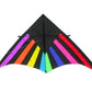 Delta Kite Single line Huge 108" x 59" + RipStop Nylon + Carbon Wrap Spars + Bag