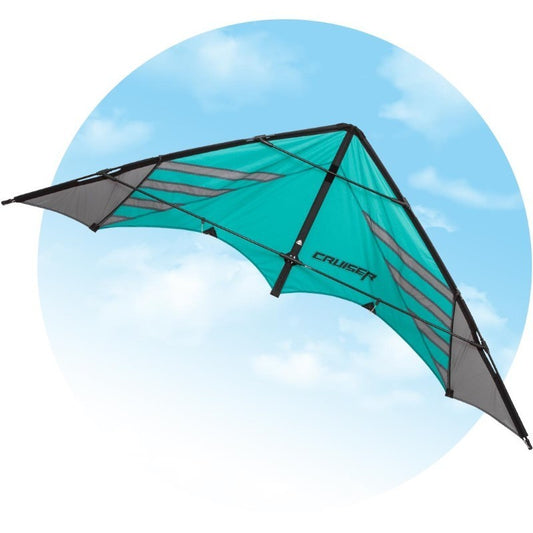 HQ Sport Stunt Kite Cruiser  + Dyneema Line Set Carry Bag