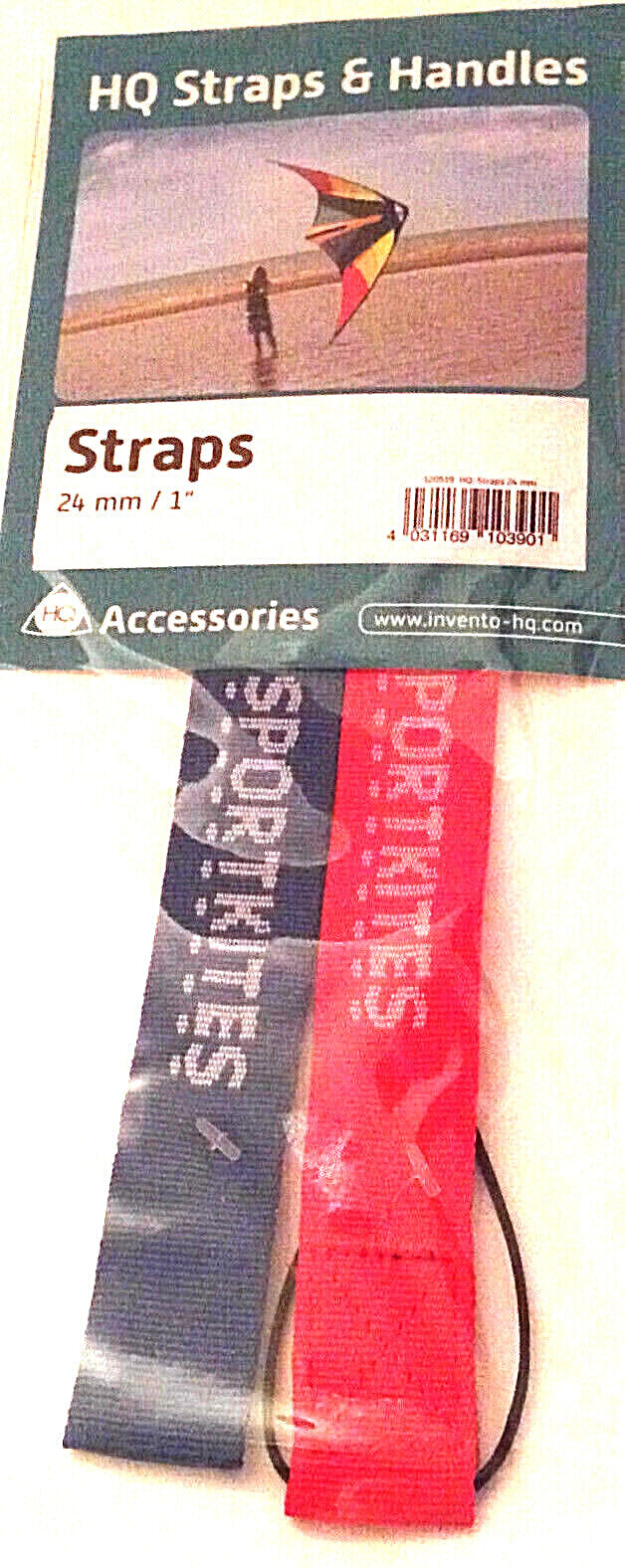 HQ Stunt Sport Kite Control Straps 9.5" x 1" Nylon