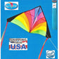 Delta Kids Kite + RipStop Nylon Material + Line on D-Handle + 2-tails + Bag