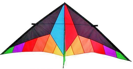 HQ Delta Kite Sport 79"x 39" Single Line + Reel + Line + Swivel Hook + Carry Bag