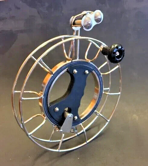 Kite Reel Stainless Steel 11" Diameter + Line + Lock + Metal Swivel + Carry Bag