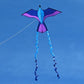 Kids Delta Kite Tropical Parrot Stackable 48" x 33" + Line + Tails + Carry Bag