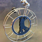 Kite Reel Stainless Steel 11" Diameter + Line + Lock + Metal Swivel + Carry Bag