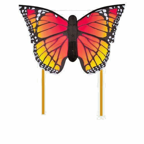 Butterfly Kids Kite Monarch Large Size 51" wide+ Line + Qucik Clip + tails + Bag