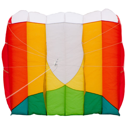 KAP Foil Kite 1.6 Single Line 51"x 47" + 23' Fringe Tail by HQ Kites and Designs