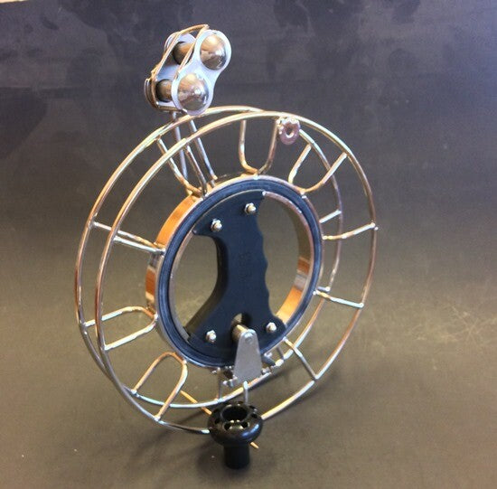 Kite Reel Stainless Steel UP-Graded Grip + Silent Bearings + Lock + HD Carry Bag