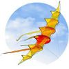 HQ Bow Kite Sunrise Hoffmann Large 118" x 22" + Heavy Duty Carry Bag